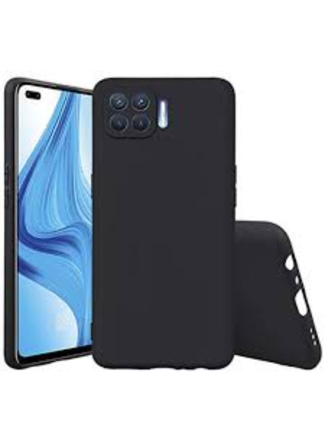 Protective  Cover For Oppo A93 4G , Slim Fit Soft Back TPU Case Flexible Silicone Cover Compatible For Oppo A93 4G - Black